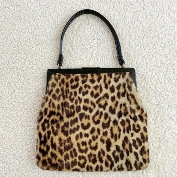 Vintage 1950’s-1960’s Ingber Leopard Print Purse - Picture 2 of 6